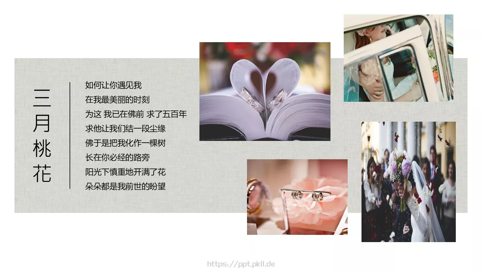 婚礼相册PPT模板 第 23 页预览图