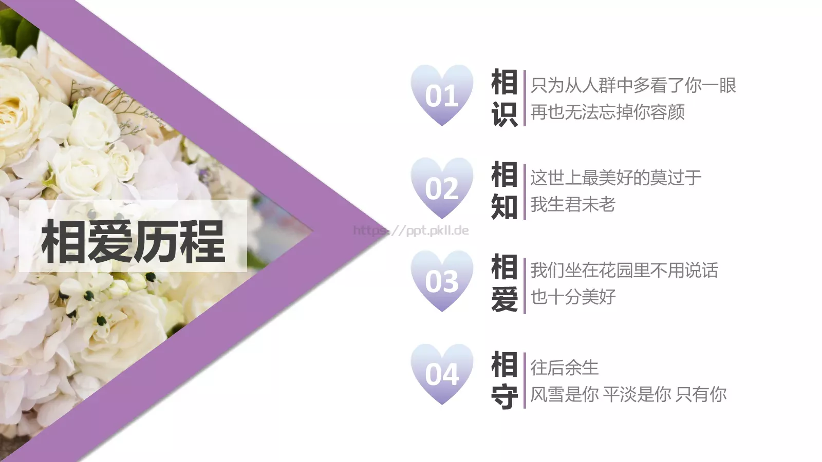 我们结婚啦婚礼祝福PPT模板 第 3 页缩略图