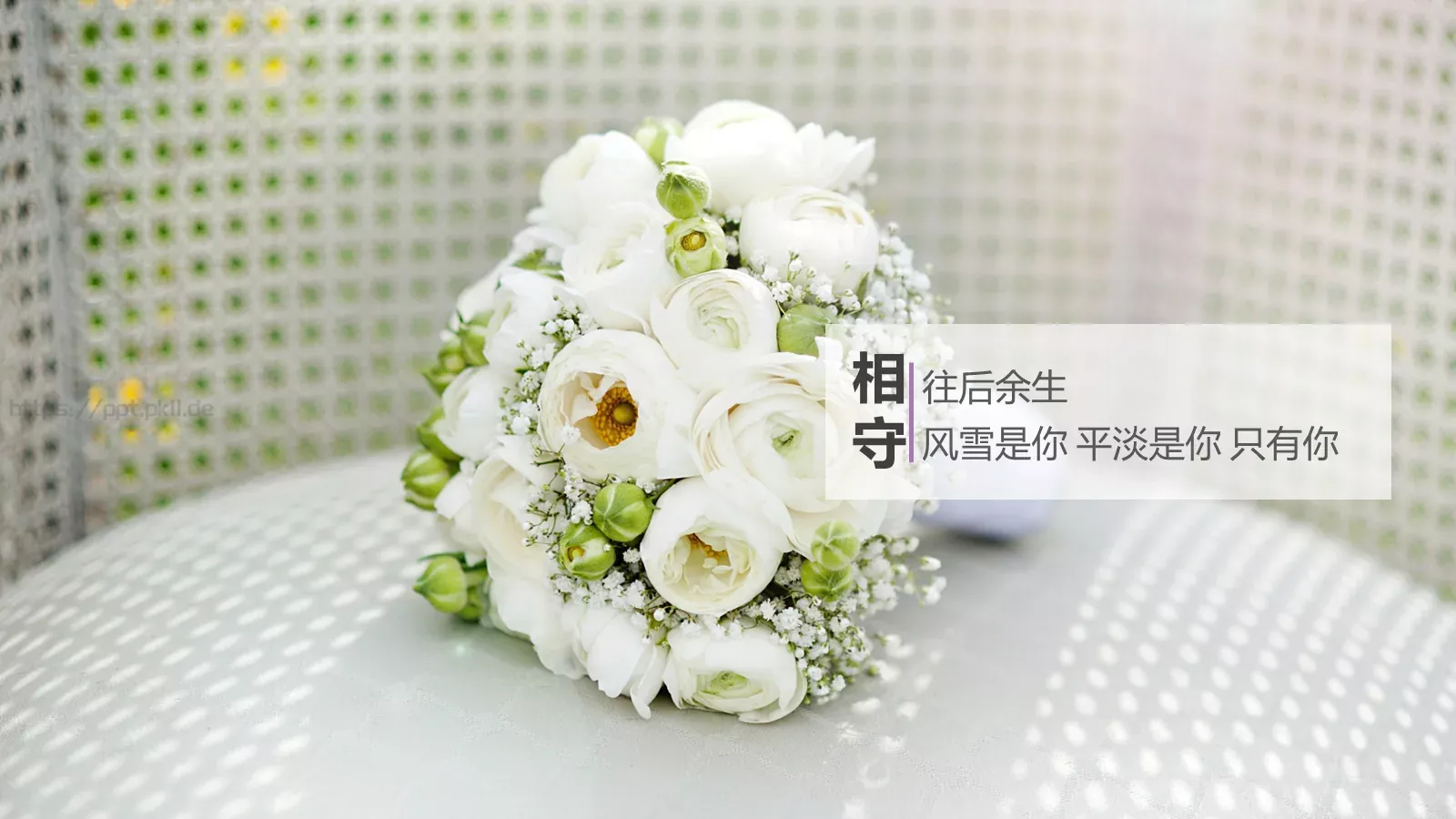 我们结婚啦婚礼祝福PPT模板 第 18 页预览图