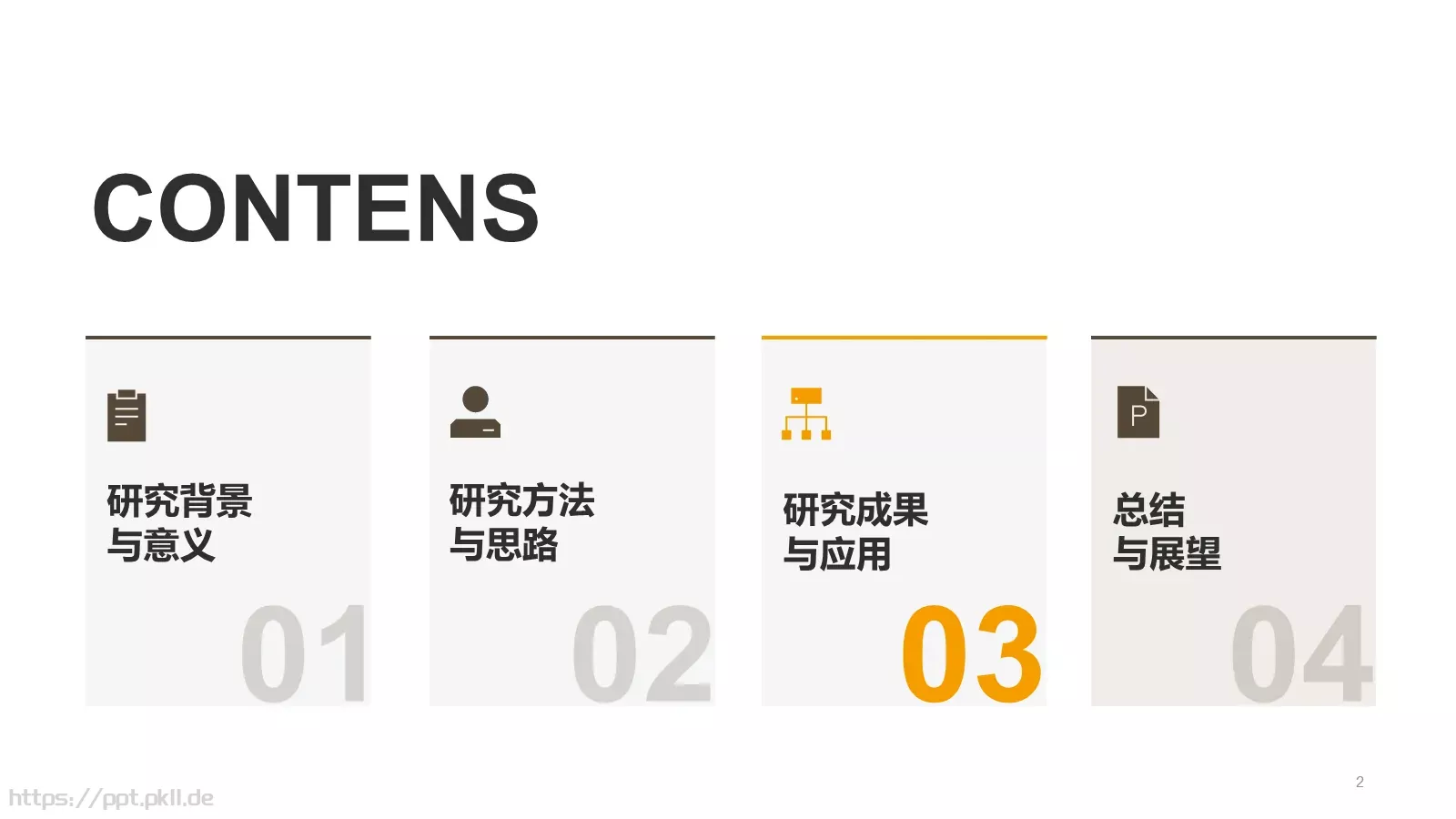 毕业论文答辩PPT模板 第 2 页缩略图