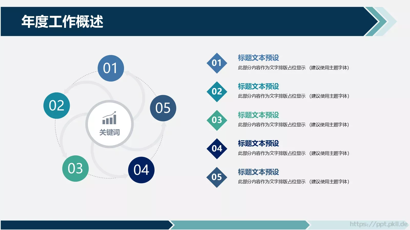 工作总结汇报PPT模板 第 4 页缩略图