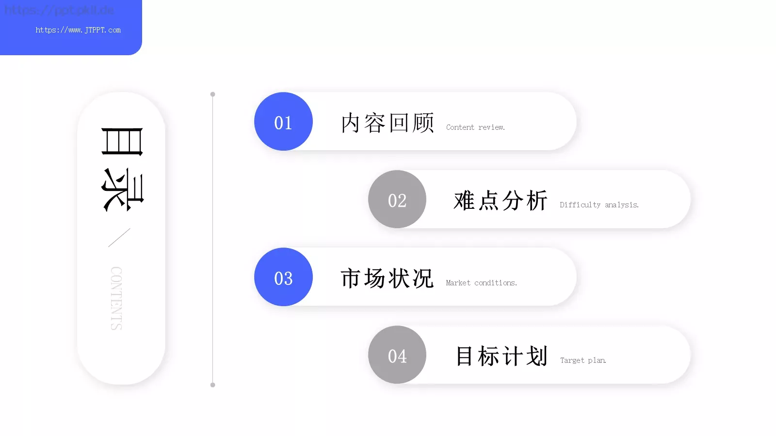 年中工作总结PPT模板 第 2 页缩略图