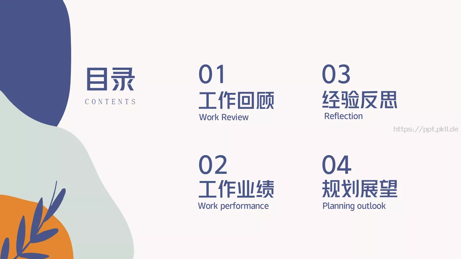 年中总结汇报PPT模板 第 2 页缩略图