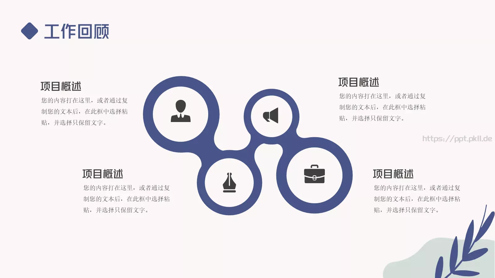 年中总结汇报PPT模板 第 5 页预览图