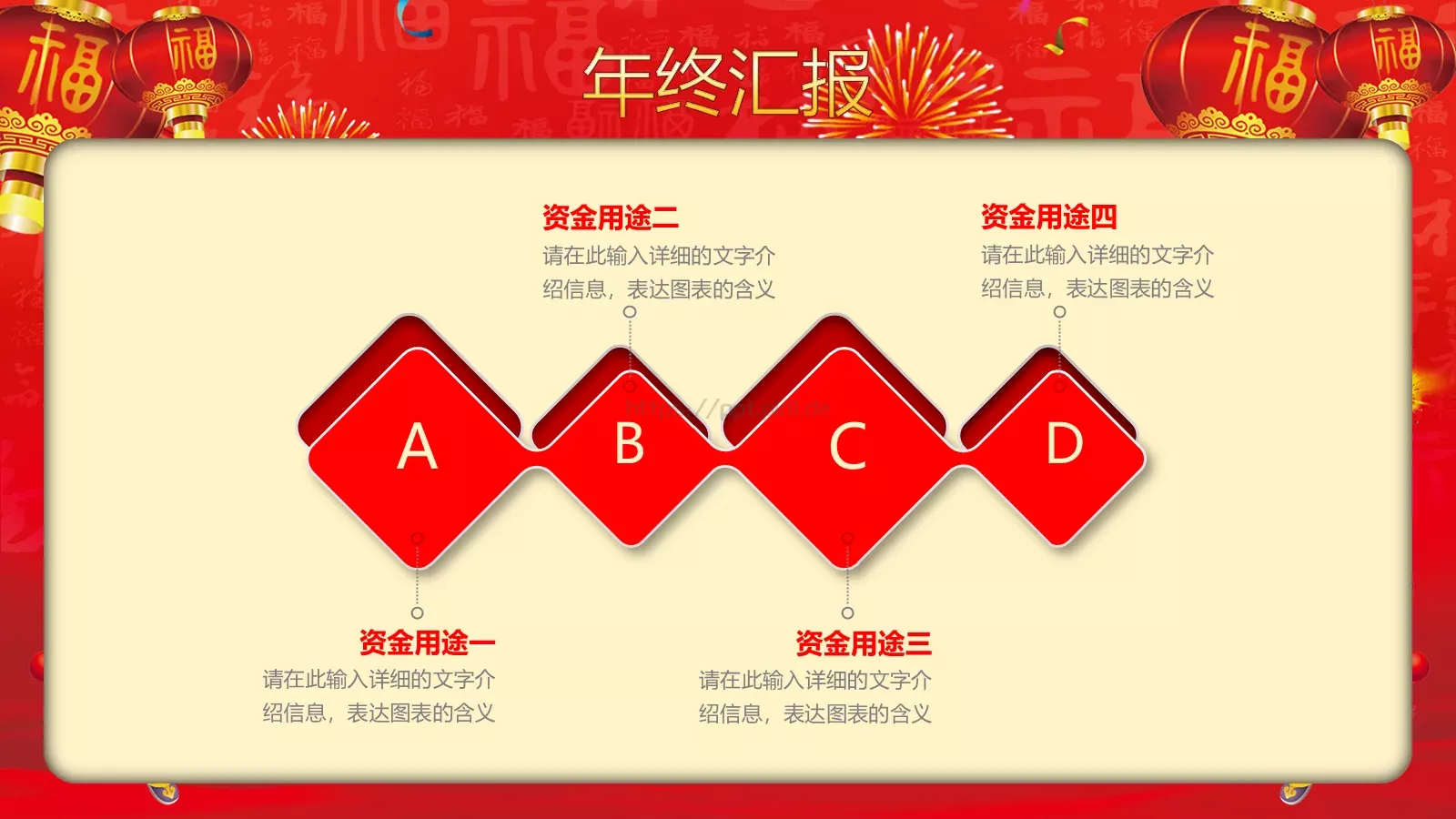 年终汇报暨颁奖联欢晚会PPT模板 第 7 页预览图