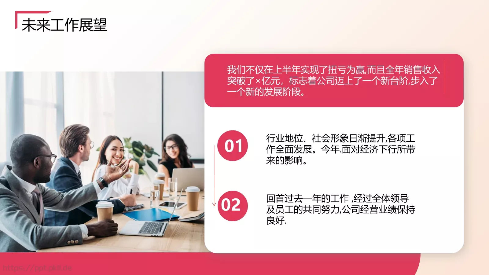 年度个人年终总结汇报PPT模板 第 18 页预览图