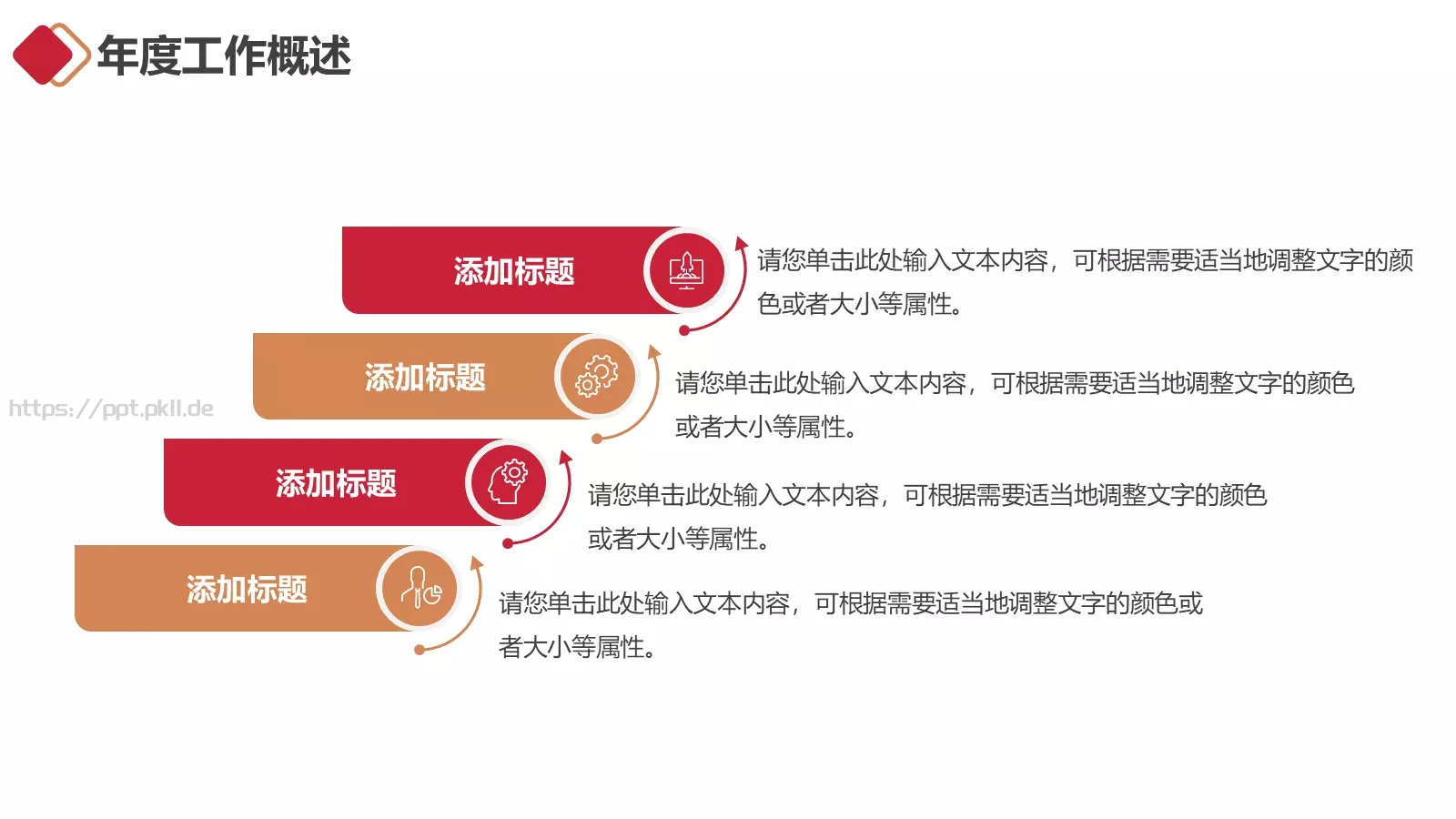 年终工作总结PPT模板 第 6 页预览图