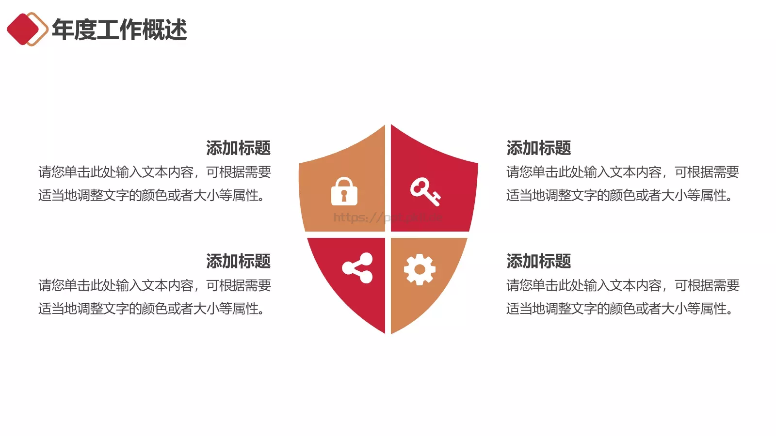 年终工作总结PPT模板 第 5 页预览图