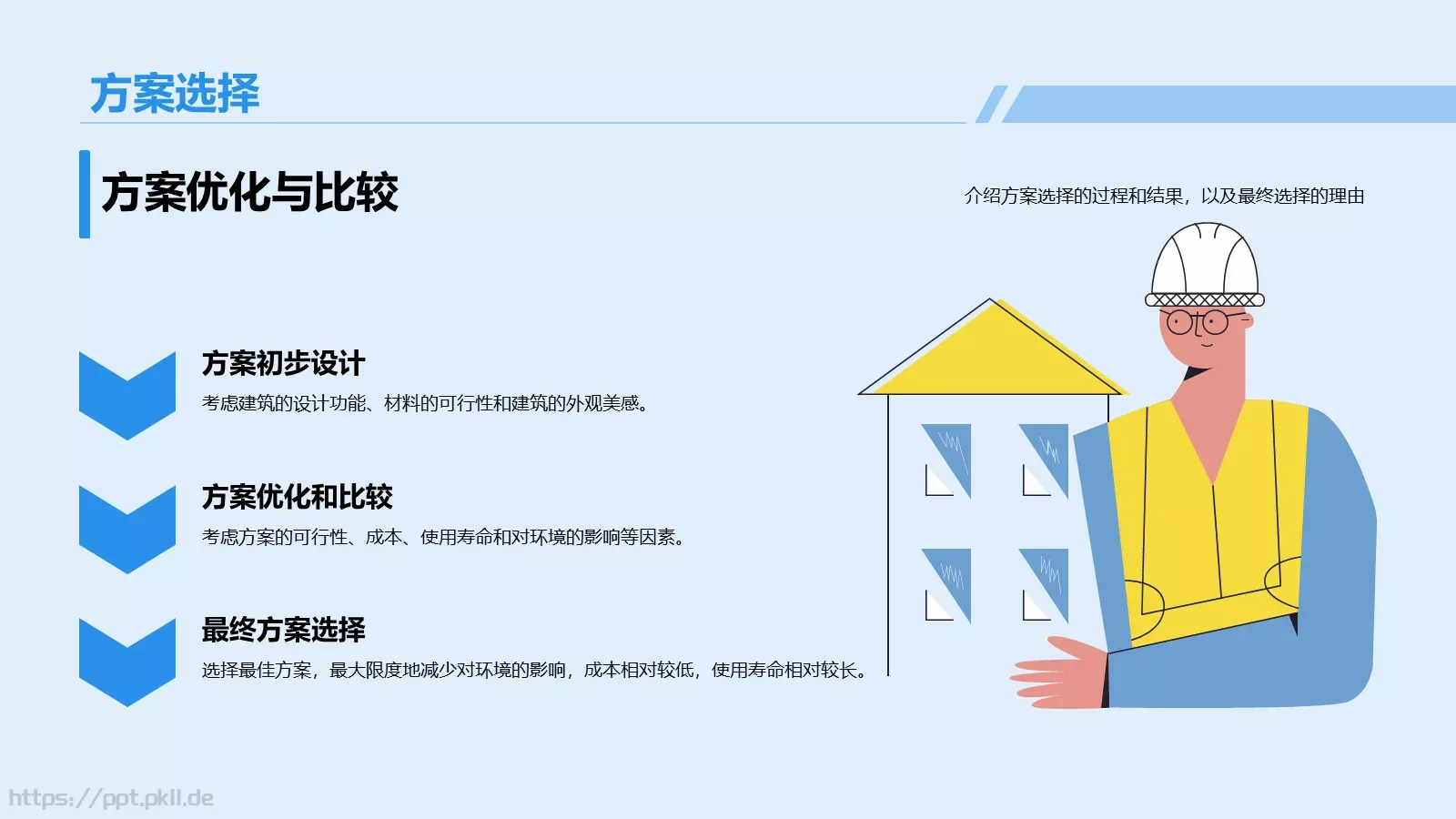 建筑设计毕业答辩PPT模板 第 8 页预览图