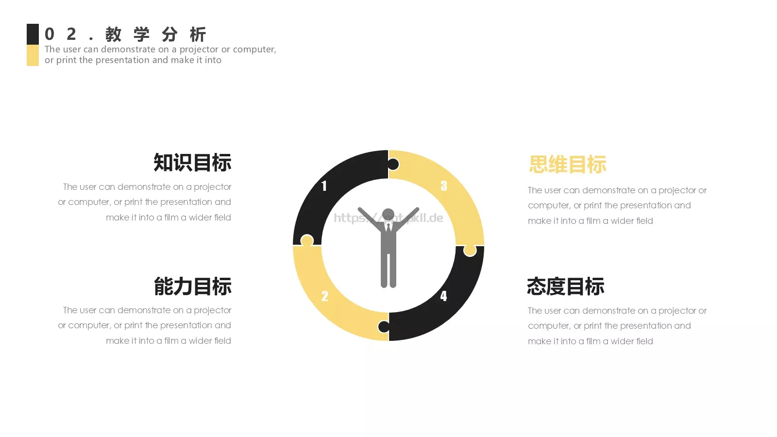 教学说课教师说课通用PPT模板 第 11 页预览图