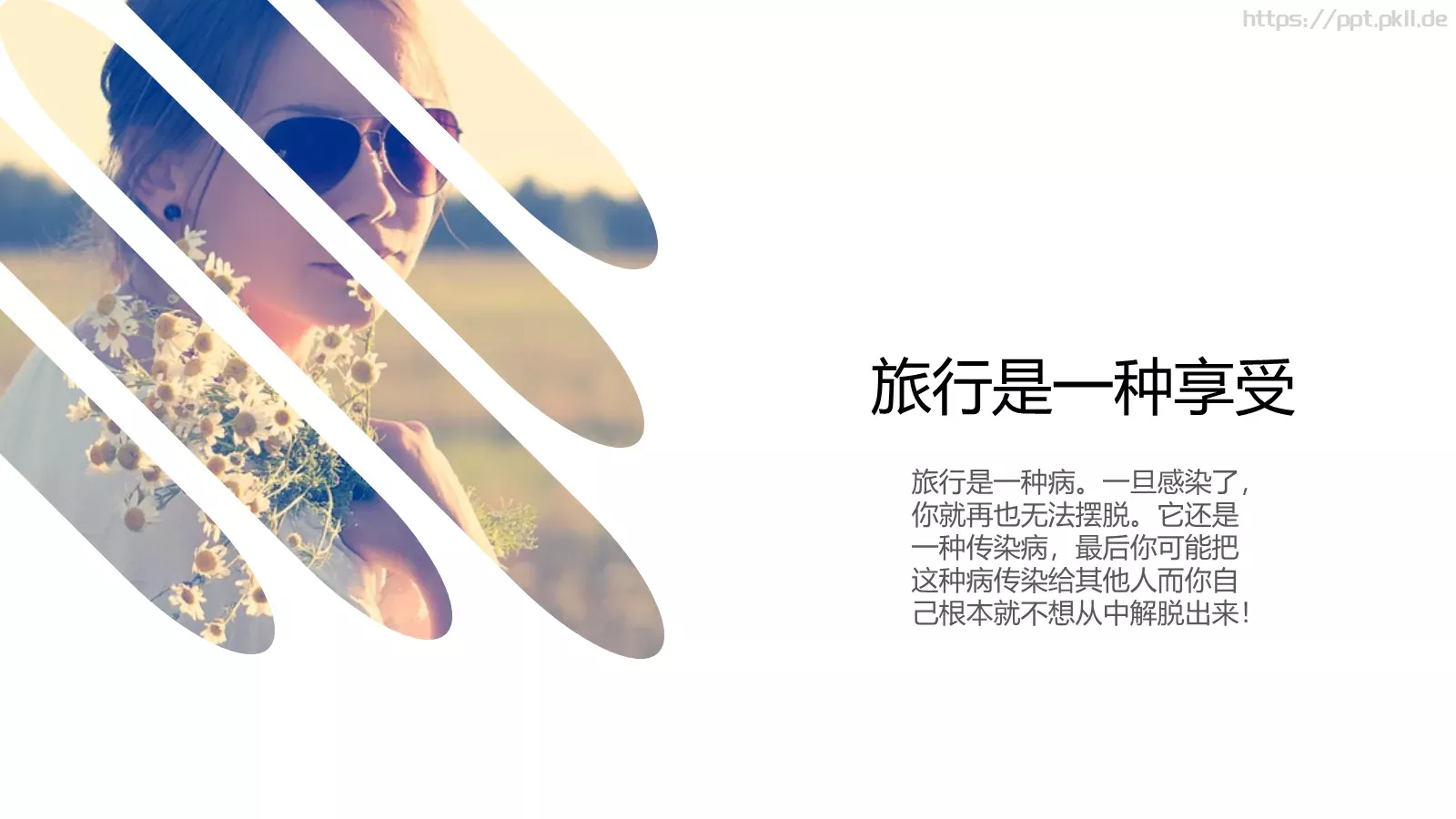 旅行是一种享受旅行日记PPT模板 第 9 页预览图