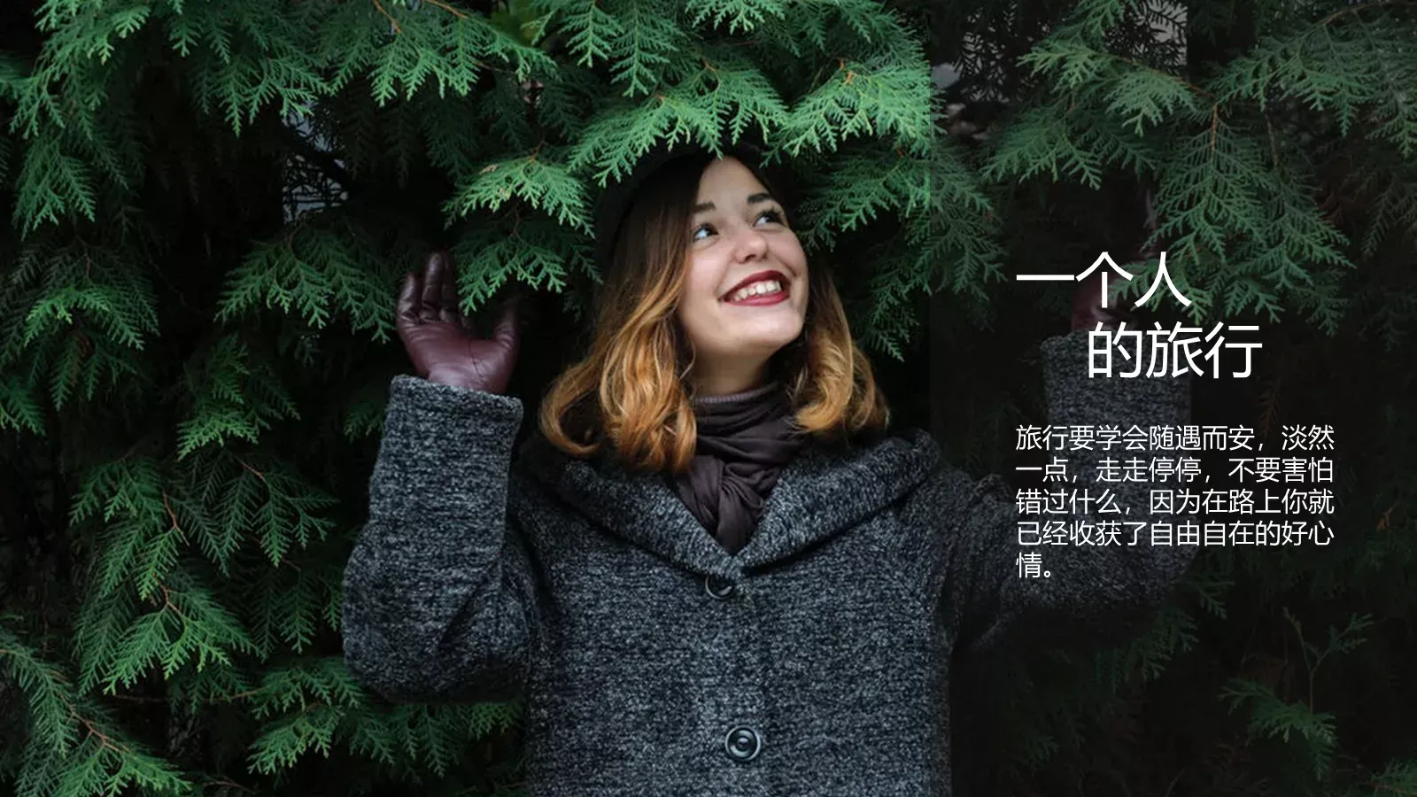 一个人的旅行日记PPT模板 第 16 页预览图