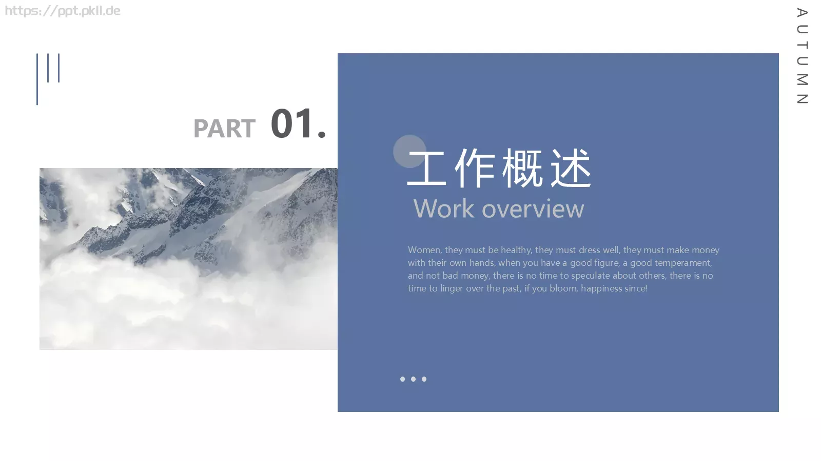 极简商务汇报PPT模板 第 3 页缩略图