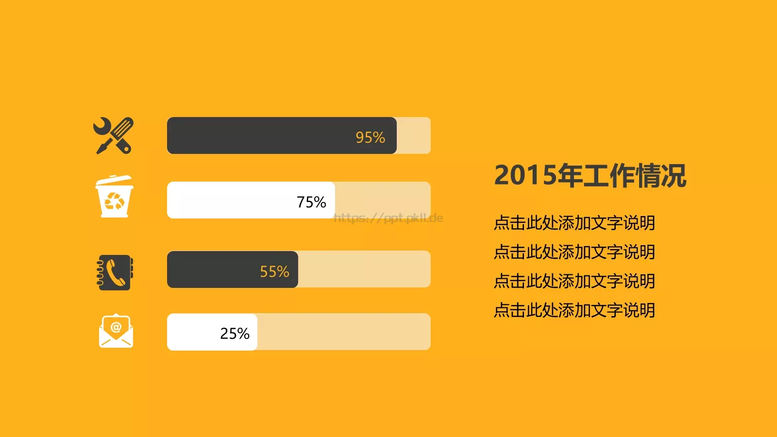 工作计划汇报PPT模板 第 9 页预览图