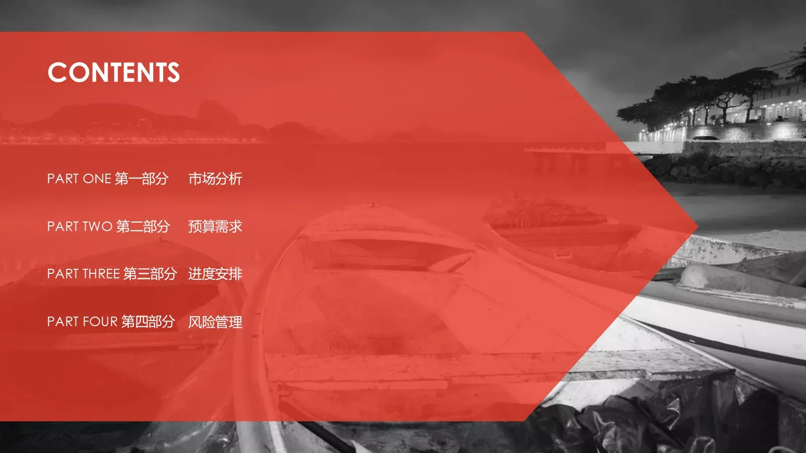 项目策划PPT模板 第 2 页缩略图