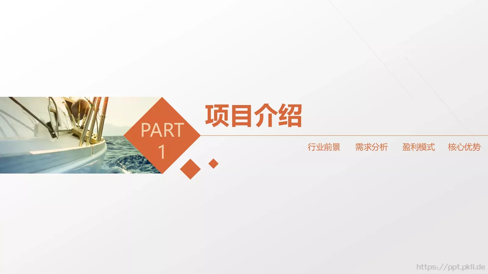 商业融资商业计划书PPT模板 第 3 页缩略图