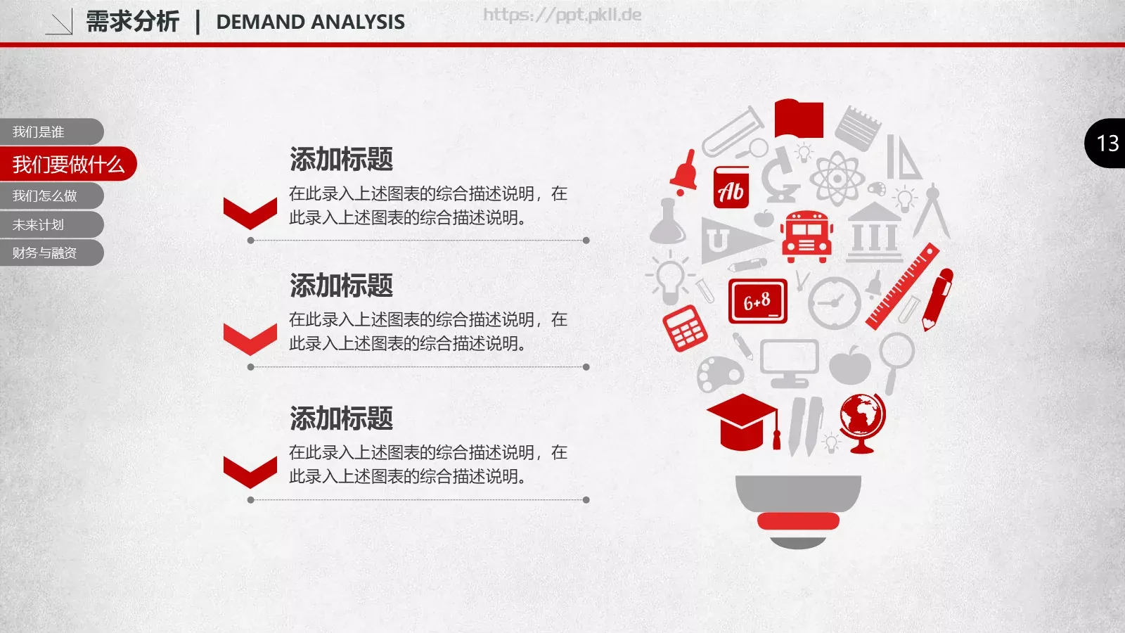 商业融资汇报PPT模板 第 13 页预览图
