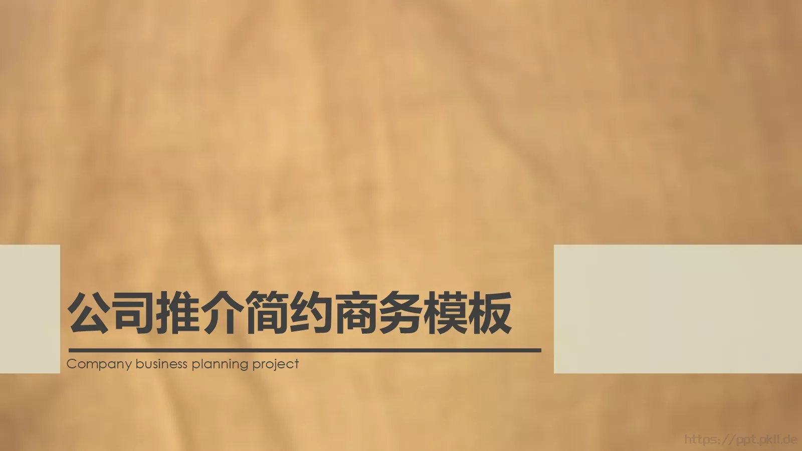 公司介绍公司推介简约商务PPT模板 第 1 页缩略图