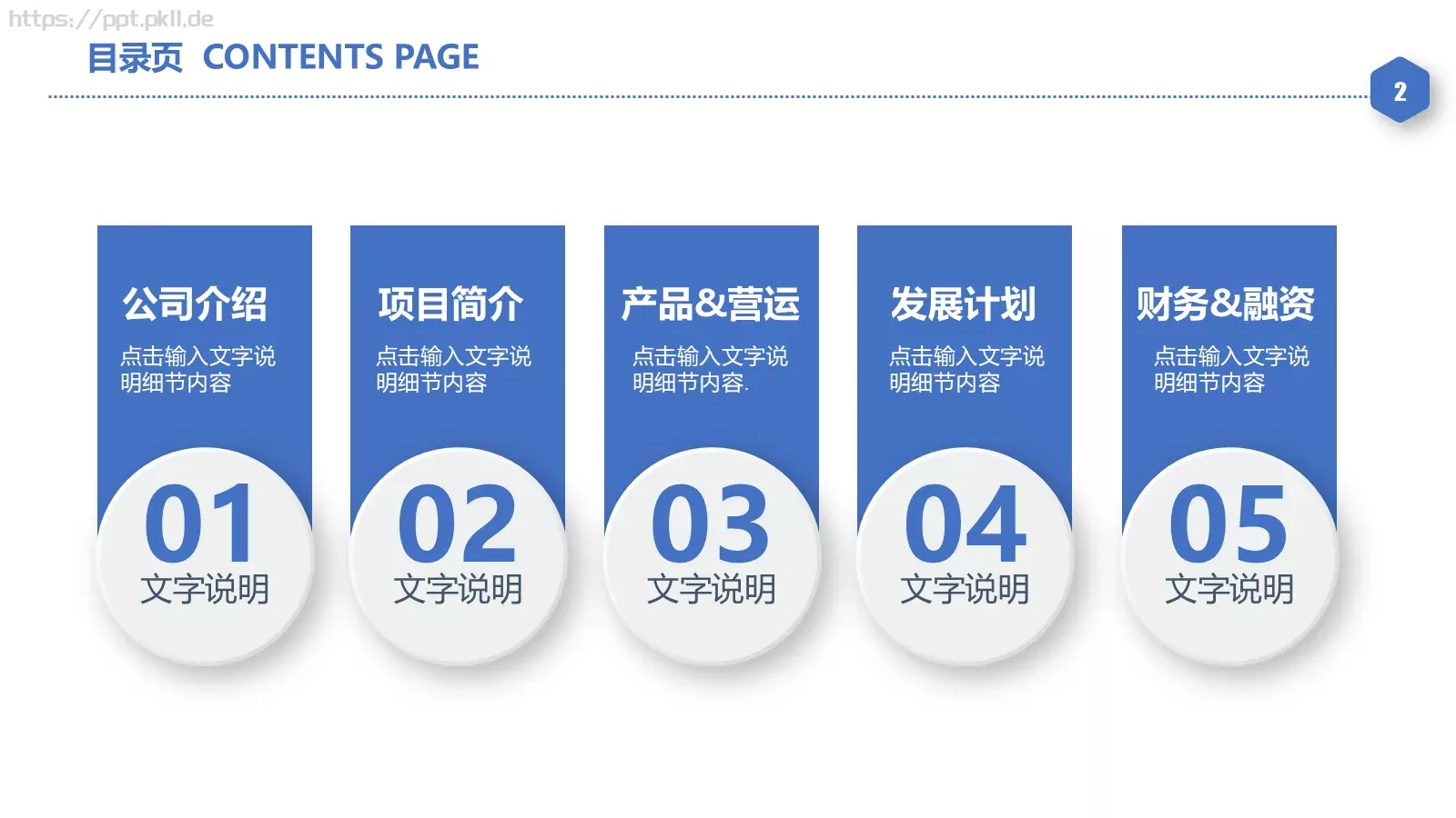 年度工作总结汇报PPT模板 第 2 页缩略图