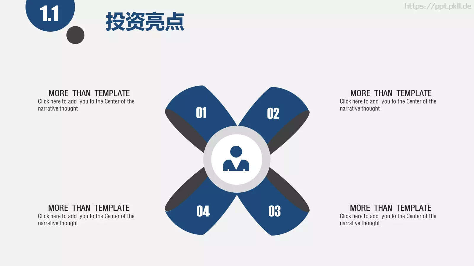 项目汇报商业PPT模板 第 4 页缩略图