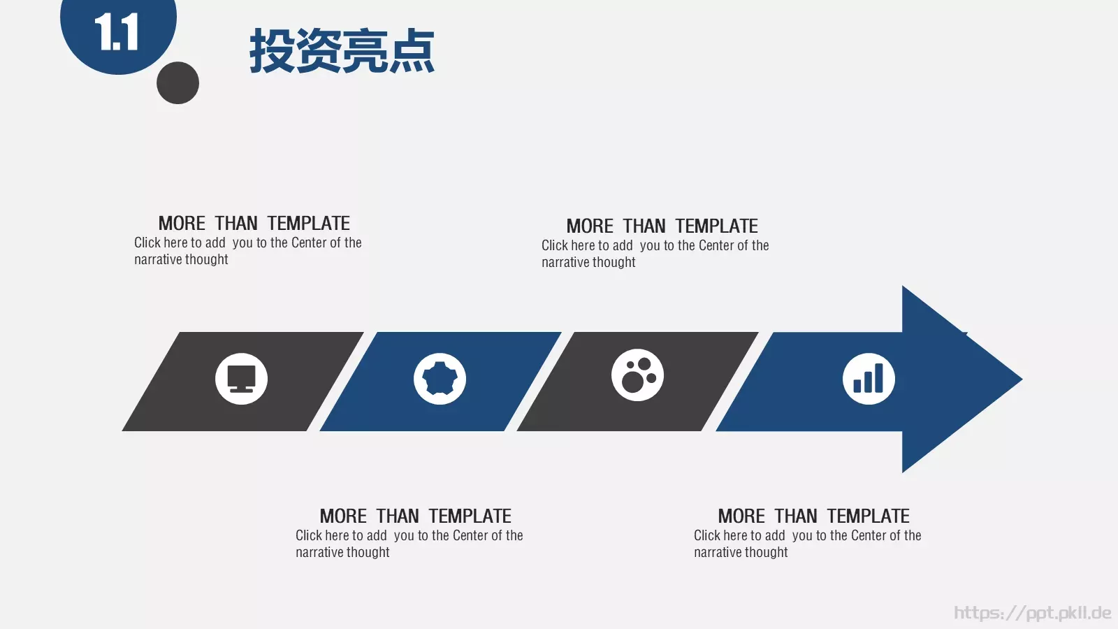 项目汇报商业PPT模板 第 5 页预览图