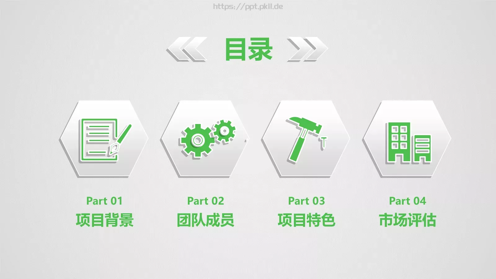 商务汇报PPT模板 第 2 页缩略图