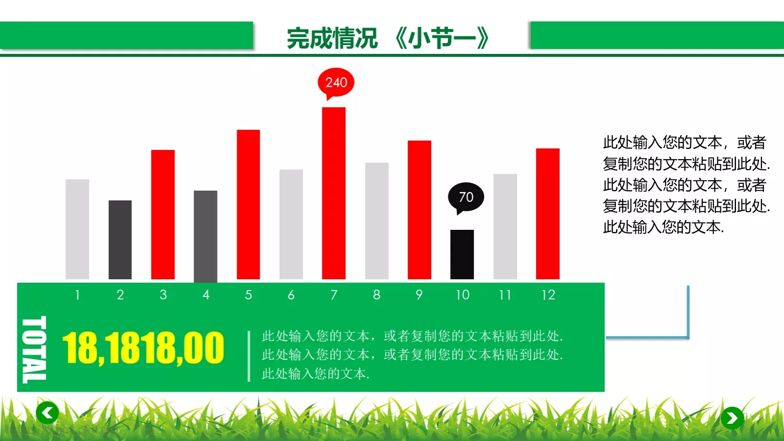年终总结汇报PPT模板 第 11 页预览图