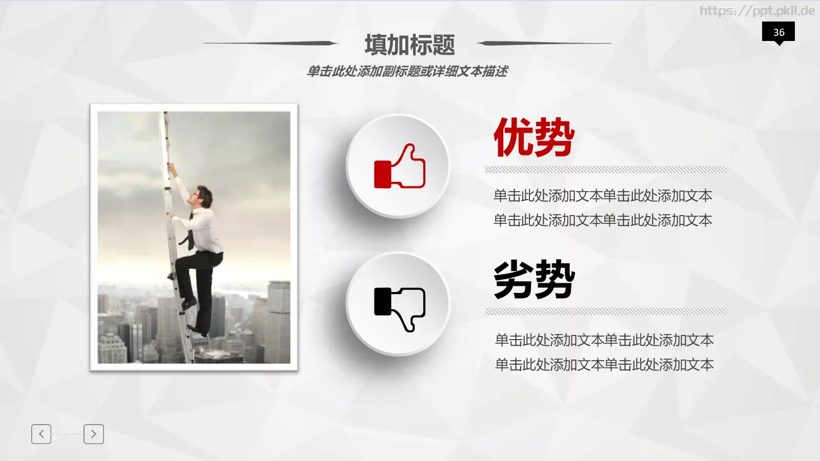 工作汇报PPT模板 第 36 页预览图