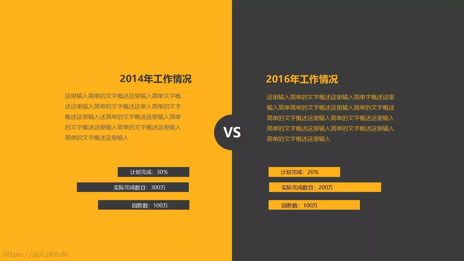 工作计划汇报时间PPT模板 第 15 页预览图