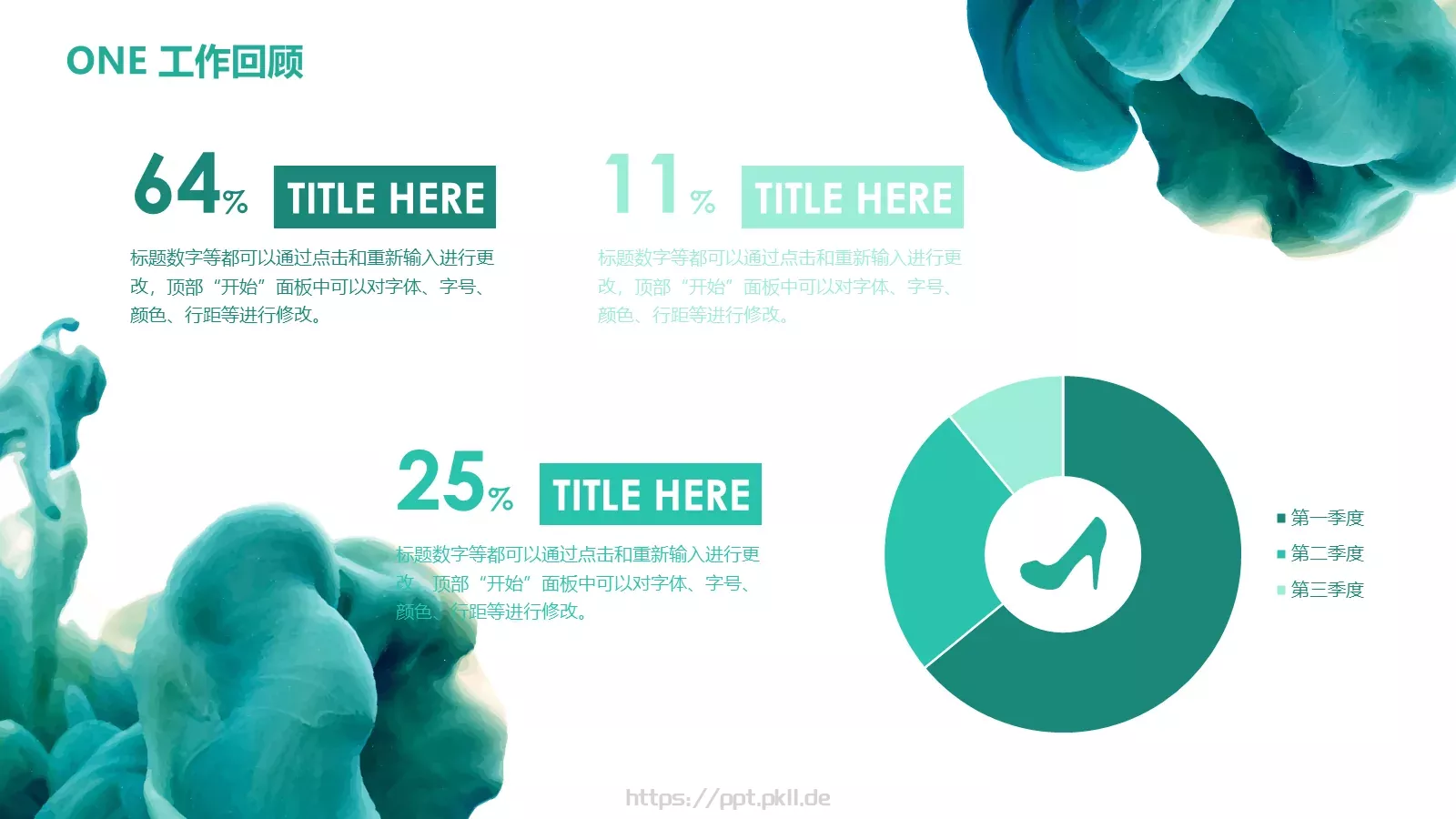 时尚行业年终总结PPT模板 第 6 页预览图
