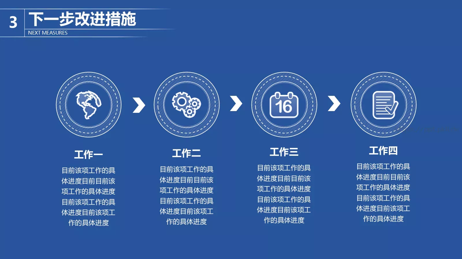 年度工作报告PPT模板 第 17 页预览图