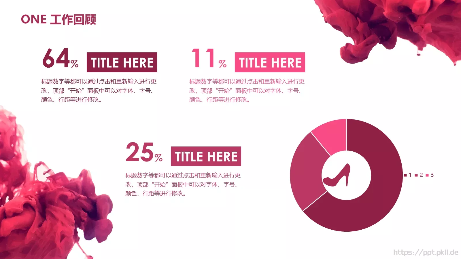 时尚行业年终总结PPT模板 第 6 页预览图