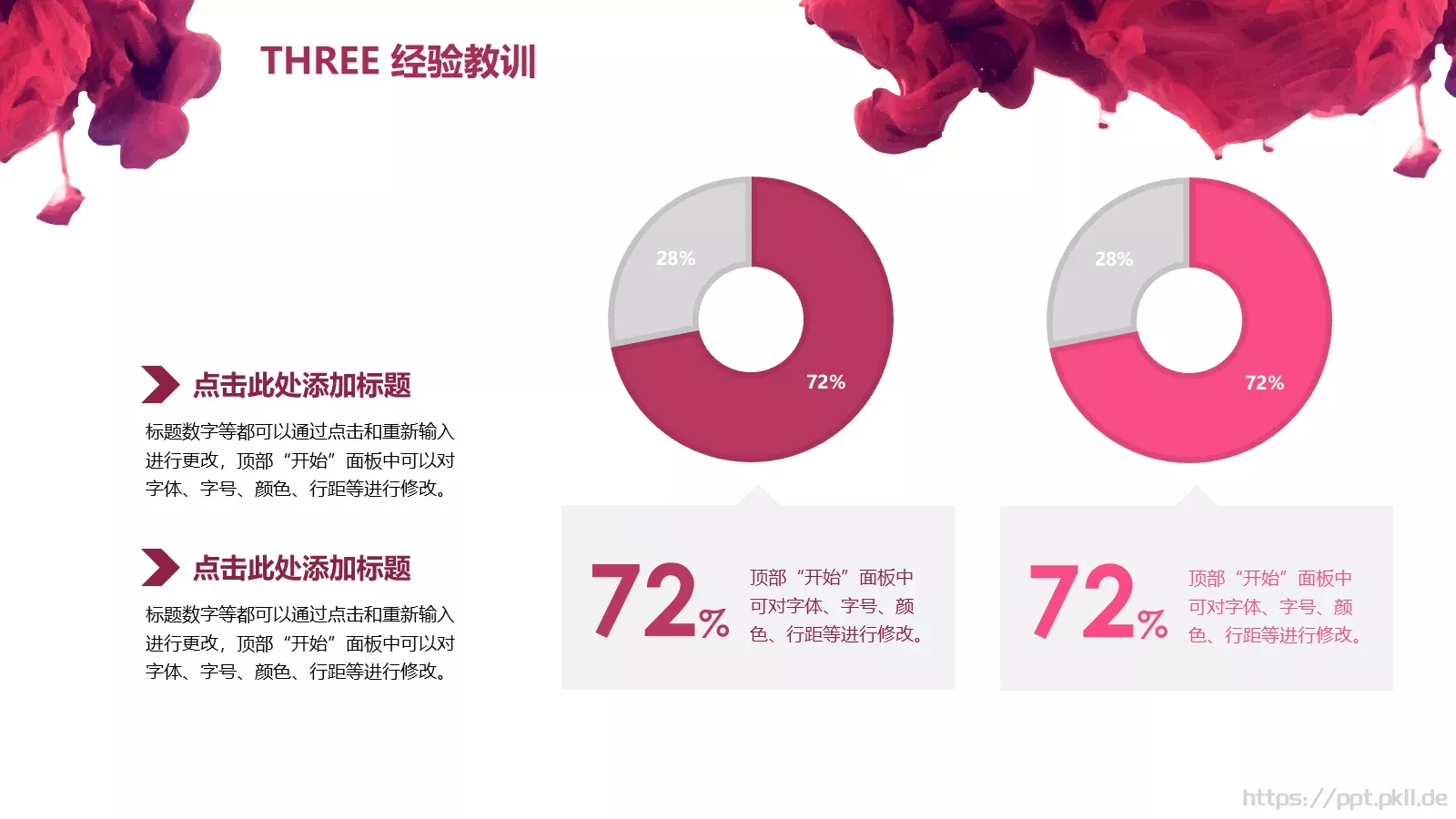 时尚行业年终总结PPT模板 第 13 页预览图