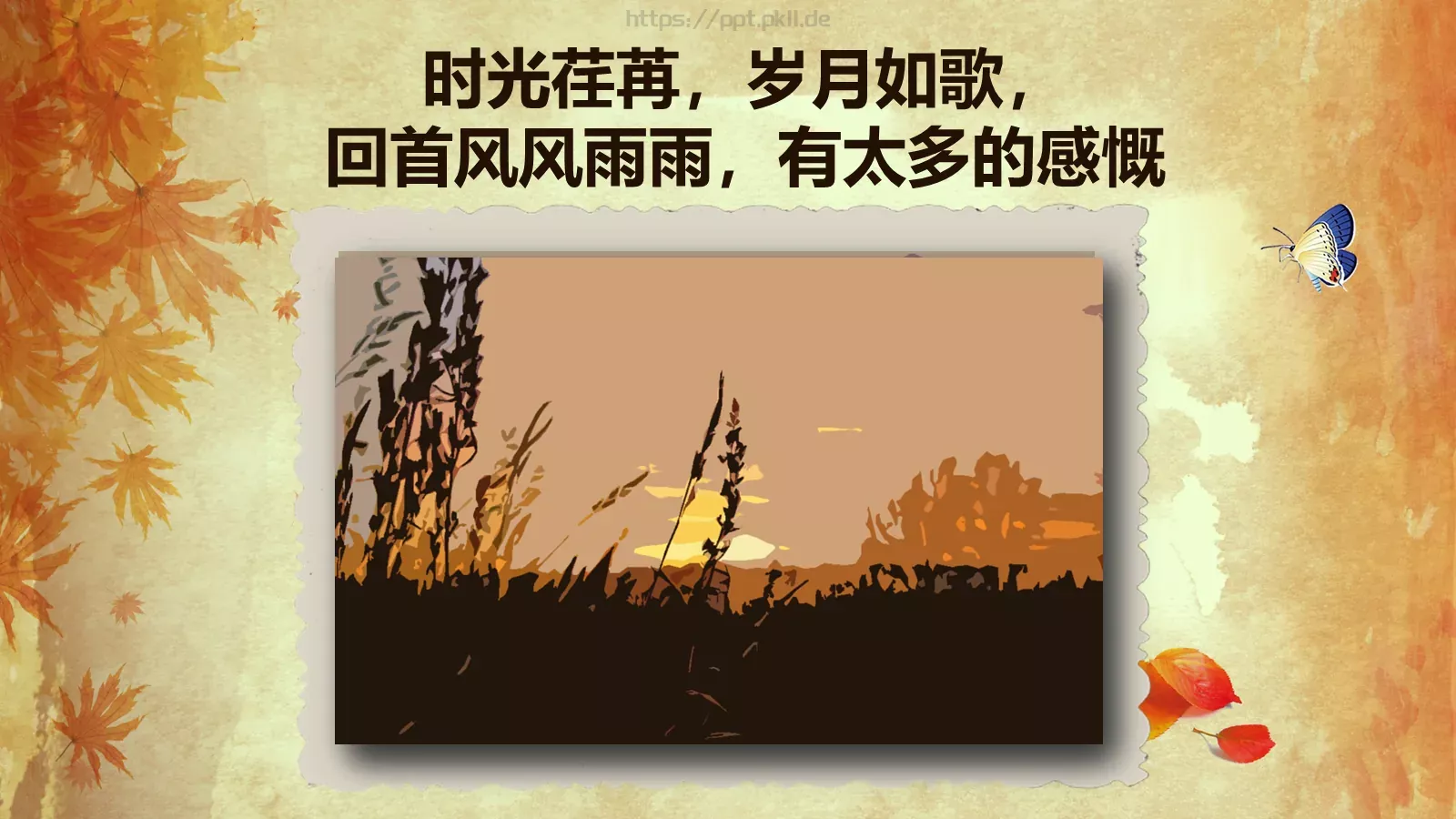 感恩父母电子相册PPT模板 第 20 页预览图