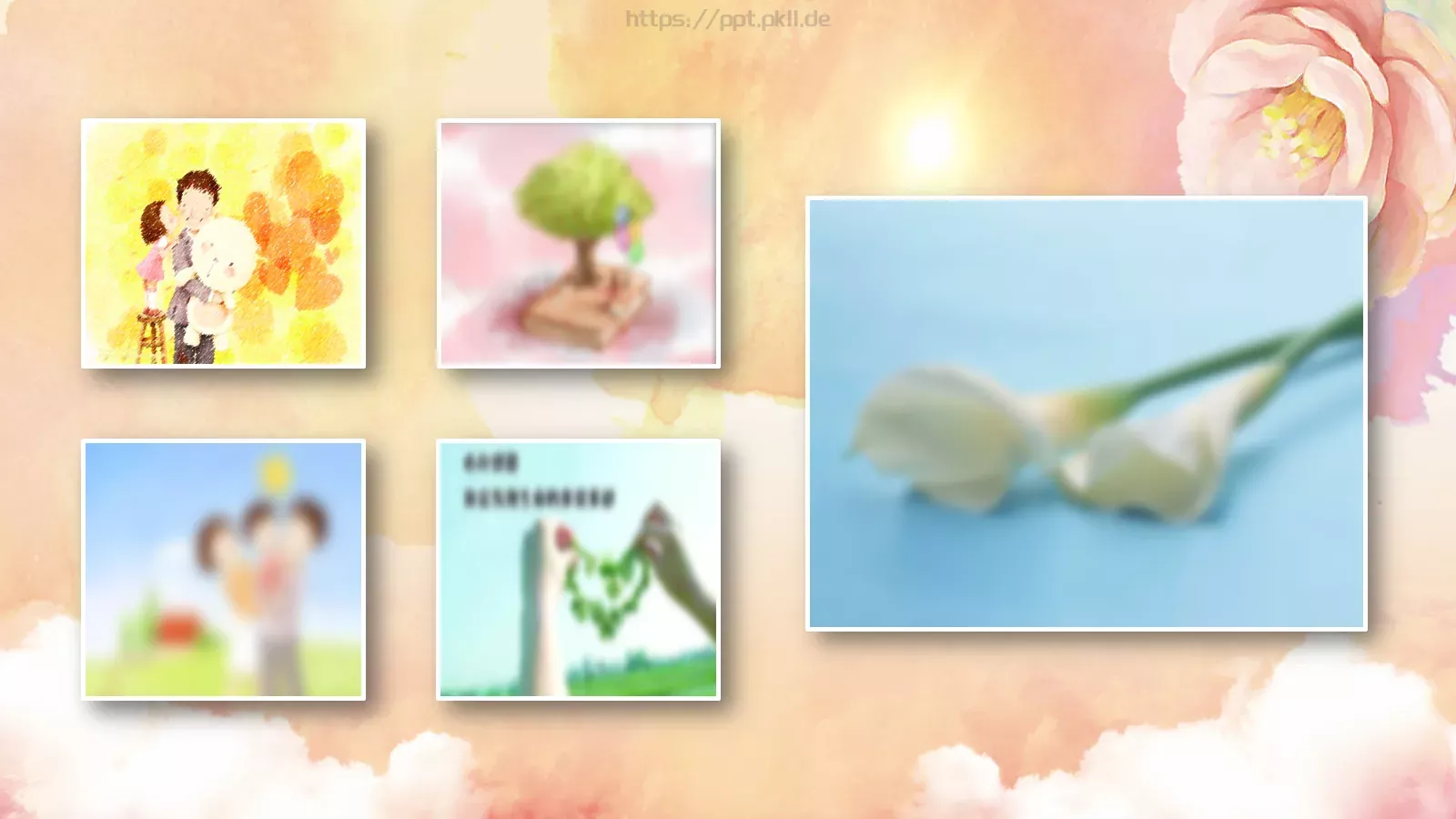 感谢你的一路陪伴母亲节主题PPT模板 第 7 页预览图