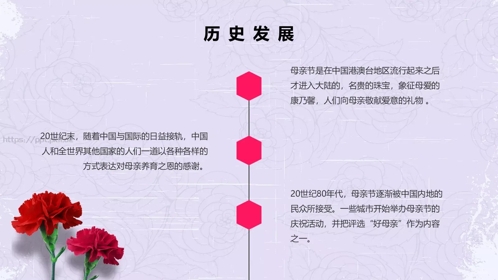 节日庆典母亲节通用PPT模板 第 13 页预览图