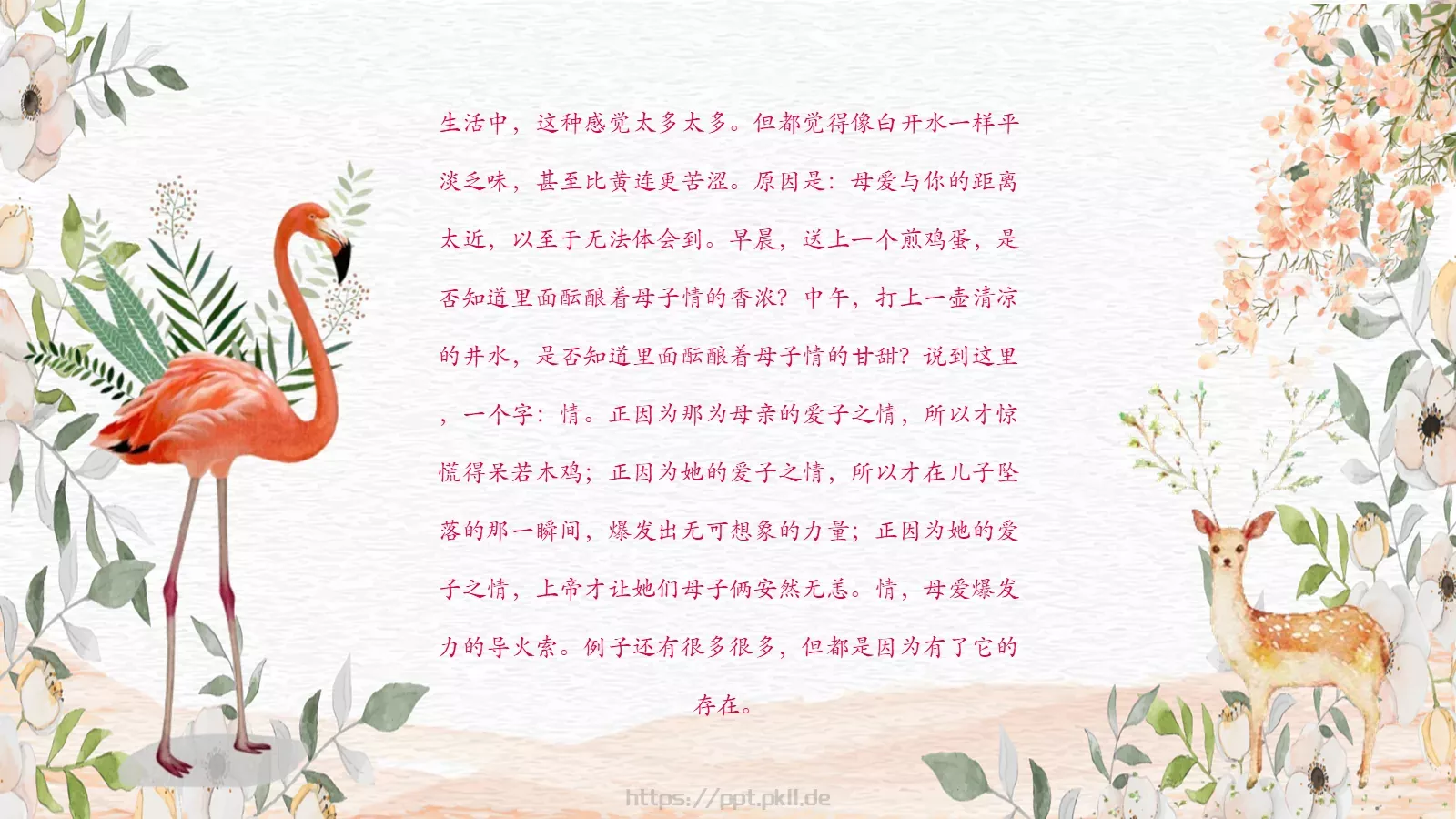母亲节妈妈，您辛苦了PPT模板 第 19 页预览图