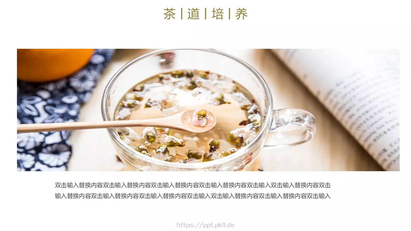茶道文化画册PPT模板 第 12 页预览图
