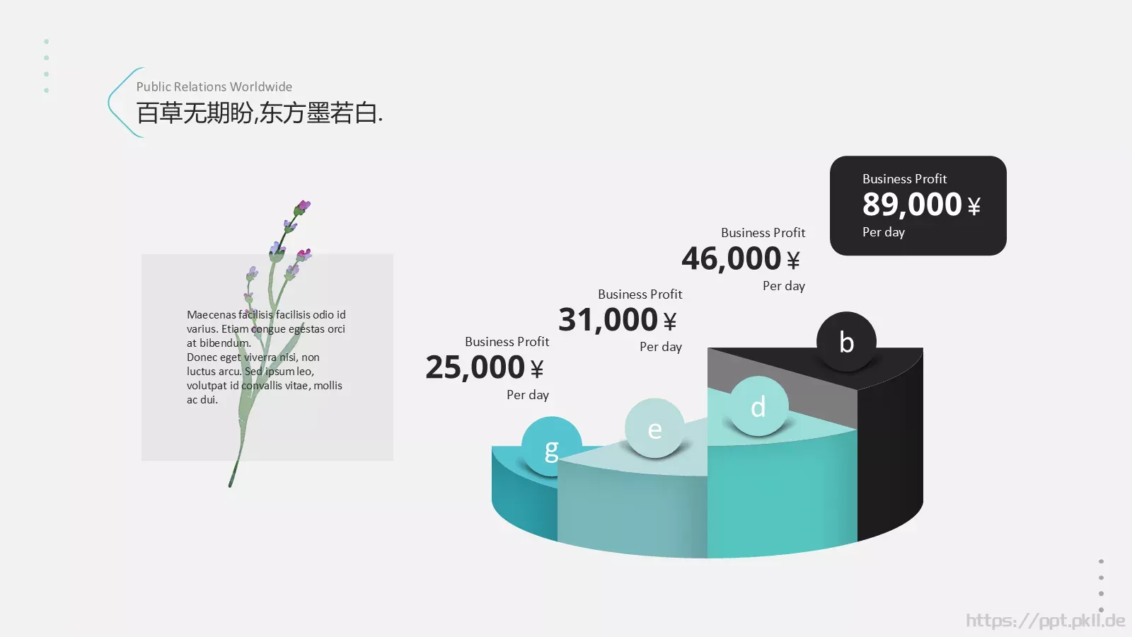 森系植物纪清新通用PPT模板 第 21 页预览图