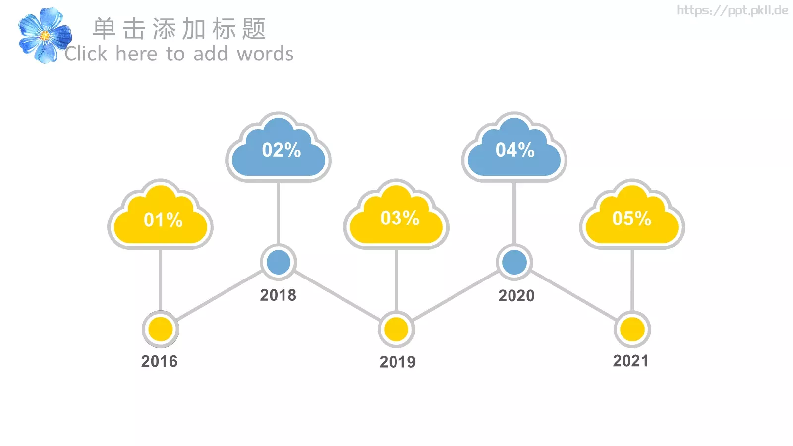 北欧蓝色清新通用PPT模板 第 12 页预览图