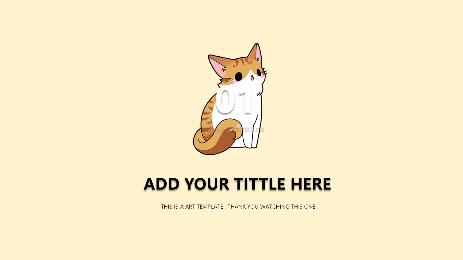 猫 咪 手 绘 通 用 模 板PPT模板 第 3 页缩略图