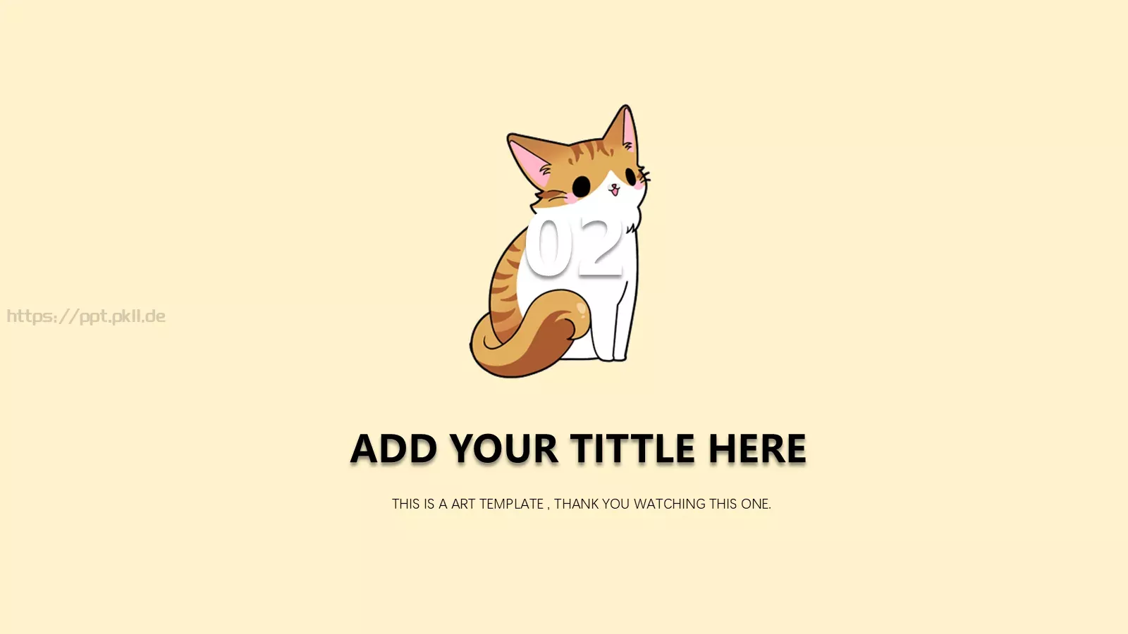 猫 咪 手 绘 通 用 模 板PPT模板 第 8 页预览图