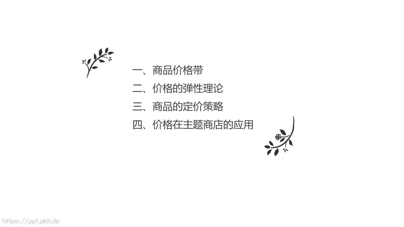 价格分析PPT模板 第 2 页缩略图