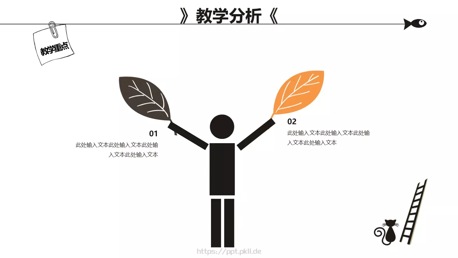 教学说课PPT模板 第 7 页预览图