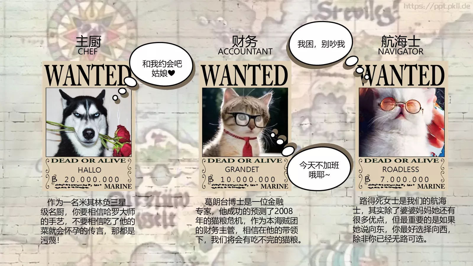 猫咪主题可爱卡通PPT模板 第 3 页缩略图