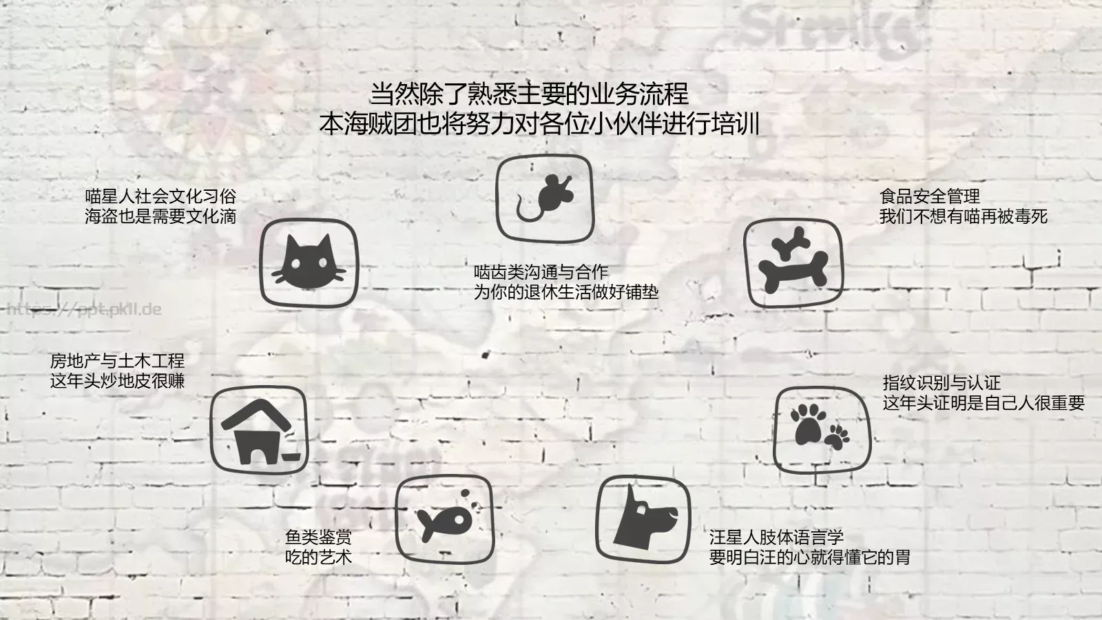 猫咪主题可爱卡通PPT模板 第 16 页预览图