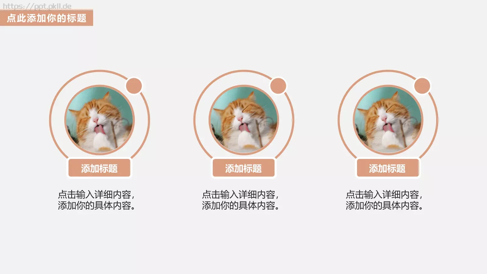毕业答辩可爱猫咪儿童课件 第 6 页预览图