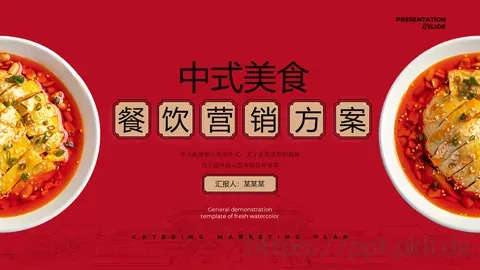 餐饮营销方案PPT模板 缩略图