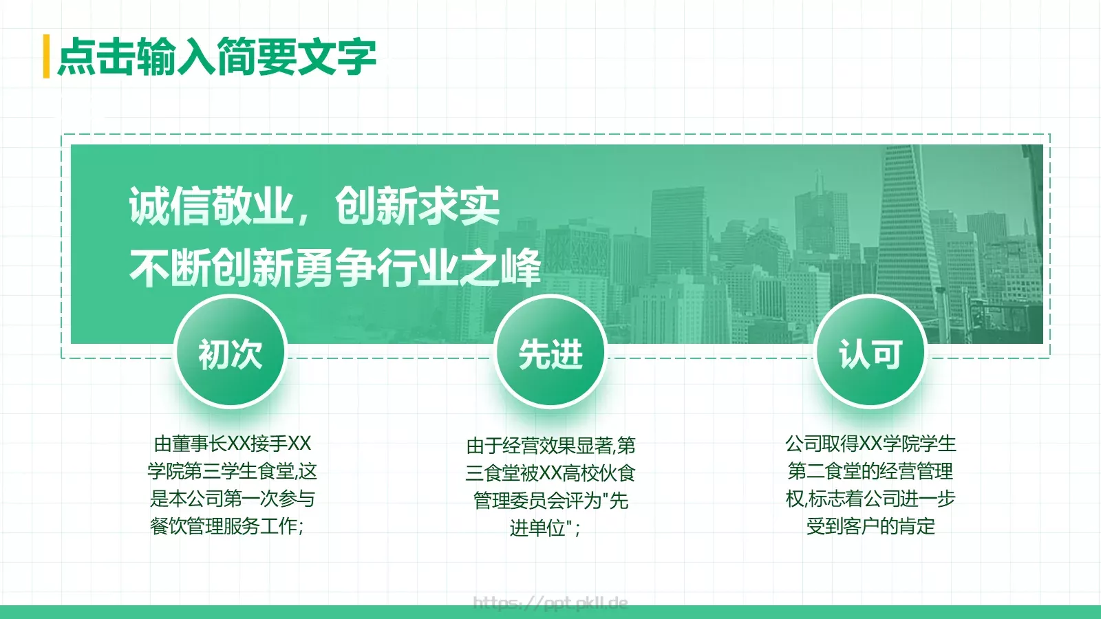 餐饮企业介绍PPT模板 第 6 页预览图
