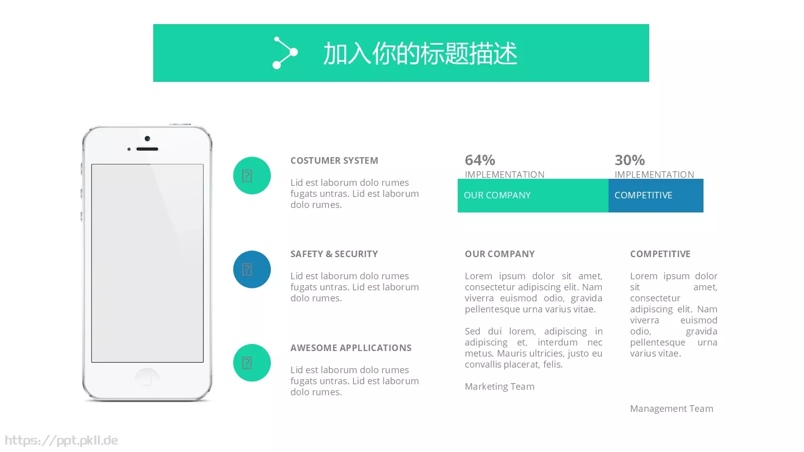 公司企业述职汇报PPT模板 第 14 页预览图